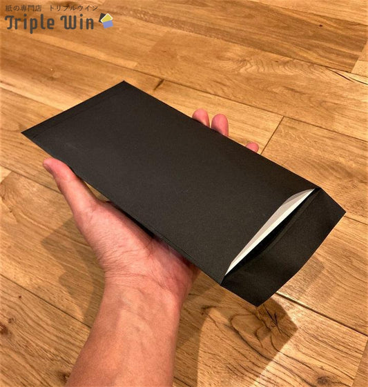 封筒【黒】長3 50枚入-Triple Win