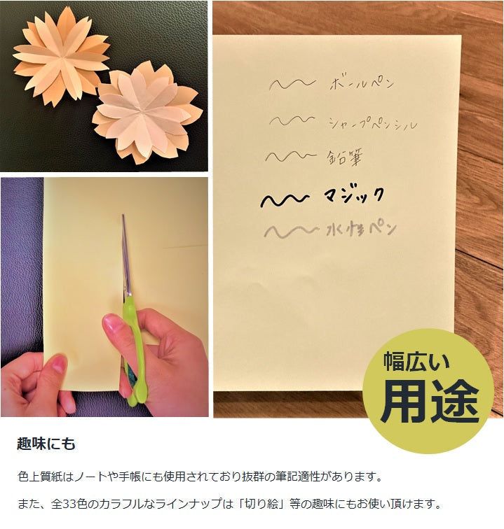紀州の色上質紙 B4 中厚口 2000枚-Triple Win