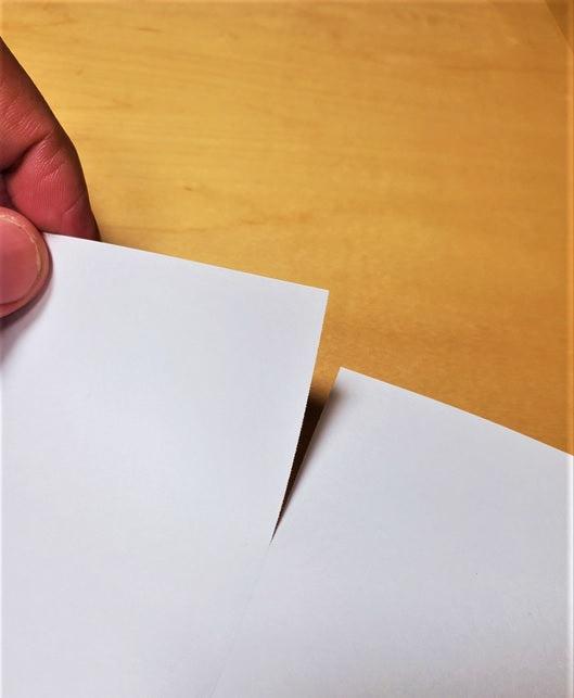 ミシン目入り用紙 A4 マイクロミシン2本(3分割)100枚-Triple Win