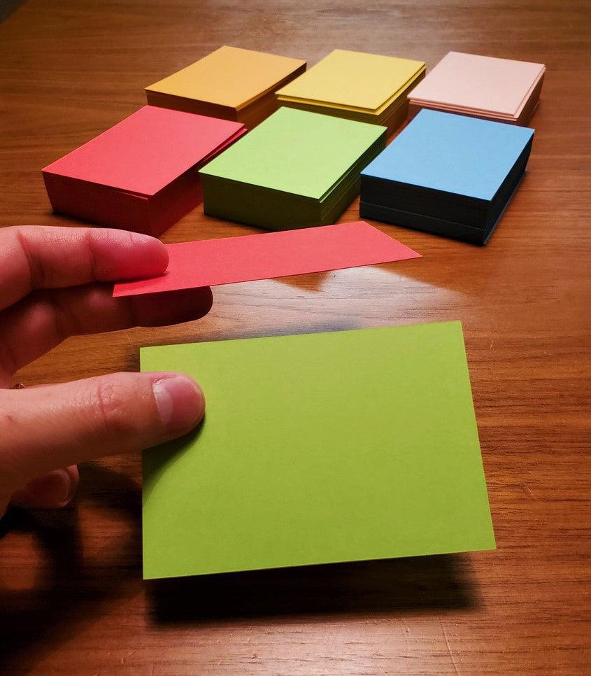 プライスカード カラー超厚口 100枚【3サイズ】-Triple Win